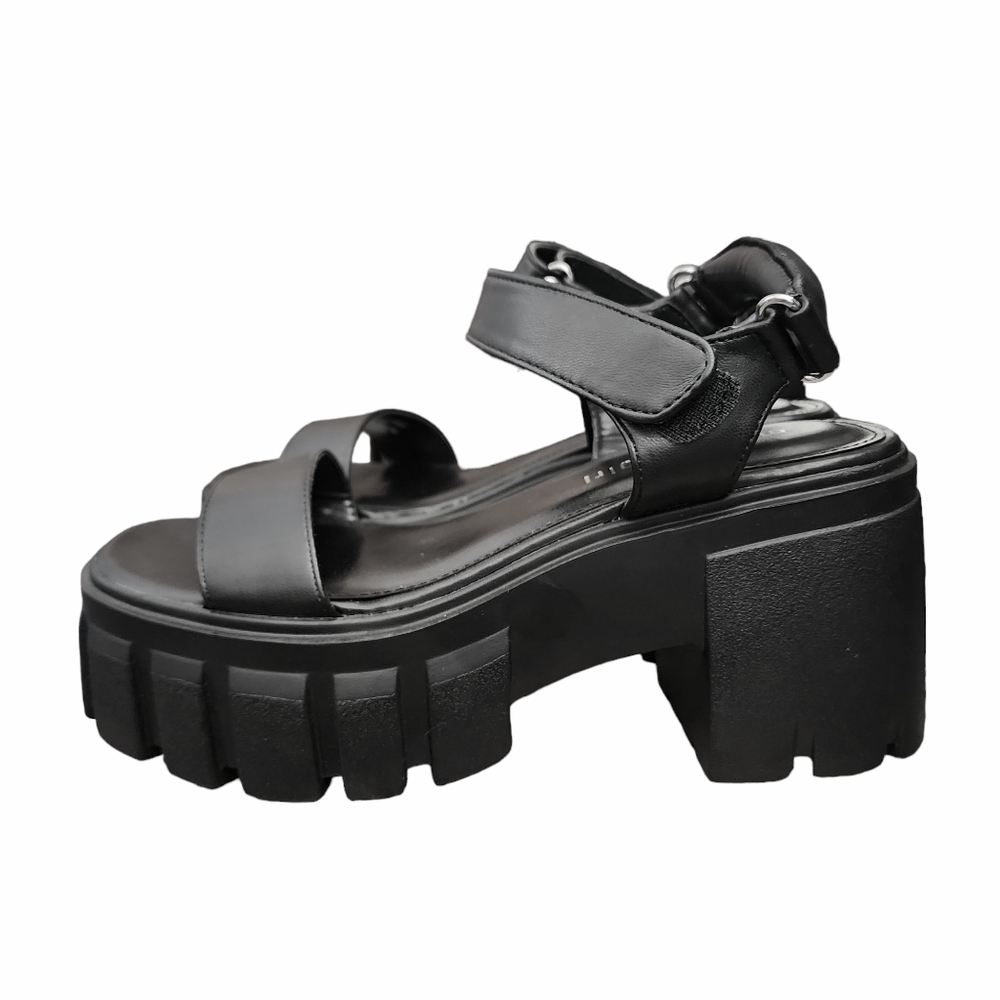 Madden Girl Grandy Chunky Lug Platform Block Heel San… Gem